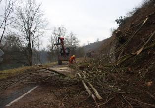 Travaux côte Chapiron