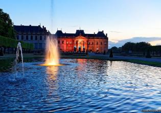 Château de Lunéville : vue de nuit