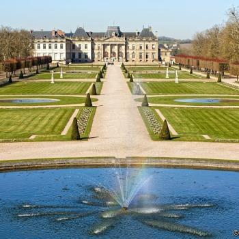 Château de Lunéville : vue du parc