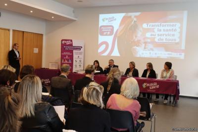 Vue générale pendant la présentation du dispositif i Meuse santé - Agrandir l'image 1 sur 5, fenêtre modale