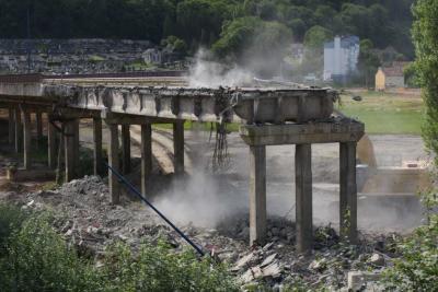 Démolition du viaduc de Herserange - Agrandir l'image 9 sur 16, fenêtre modale