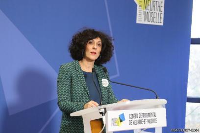 Chaynesse Khirouni, Présidente du Conseil départemental - Agrandir l'image, fenêtre modale