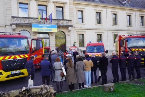 Remise cles camion SDIS